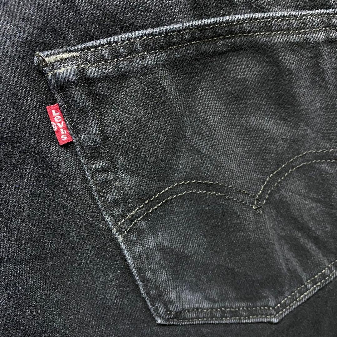 リーバイス550 バギー　ブラック　デニム　古着　ストリート　W40