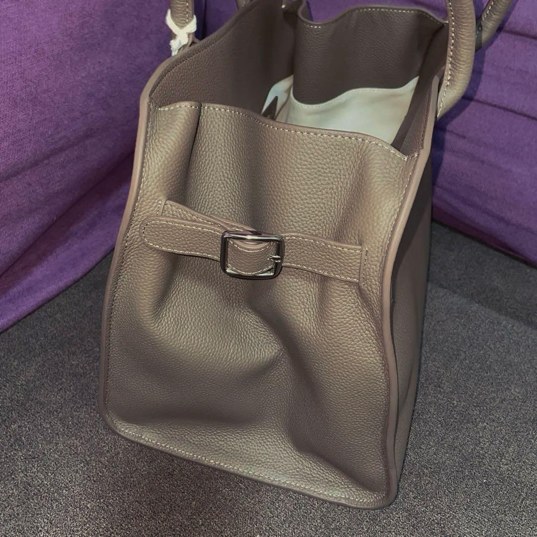 JISTORY SIDE BELT BOSTON BAG トープブラウン