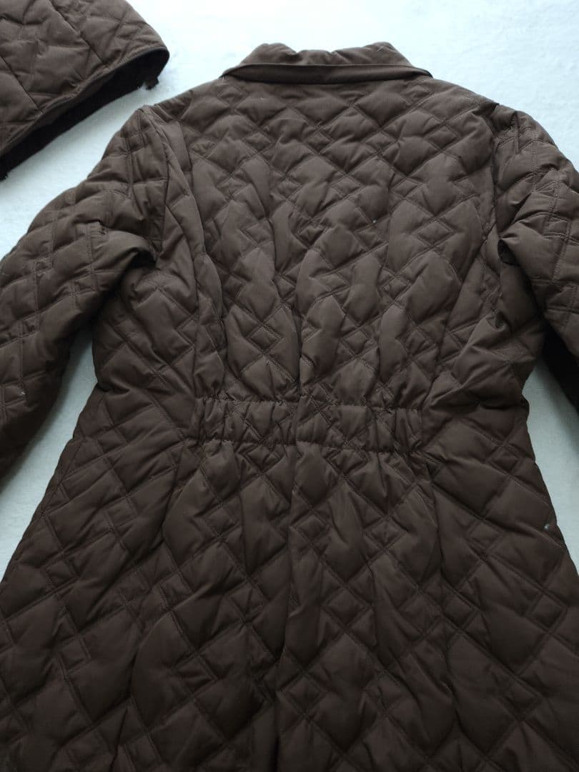 AIGNER 美品 高級ロングコート フード*着脱可能