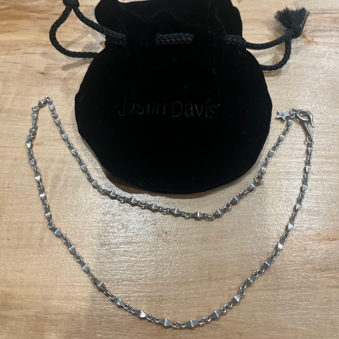 Justin Davis シルバー チェーンネックレス