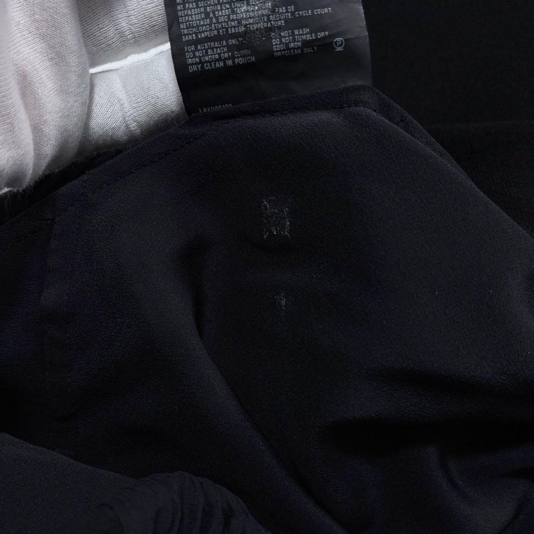 PRADA プラダ プリーツリボンドレス ドレス ブラック 40 ML相当