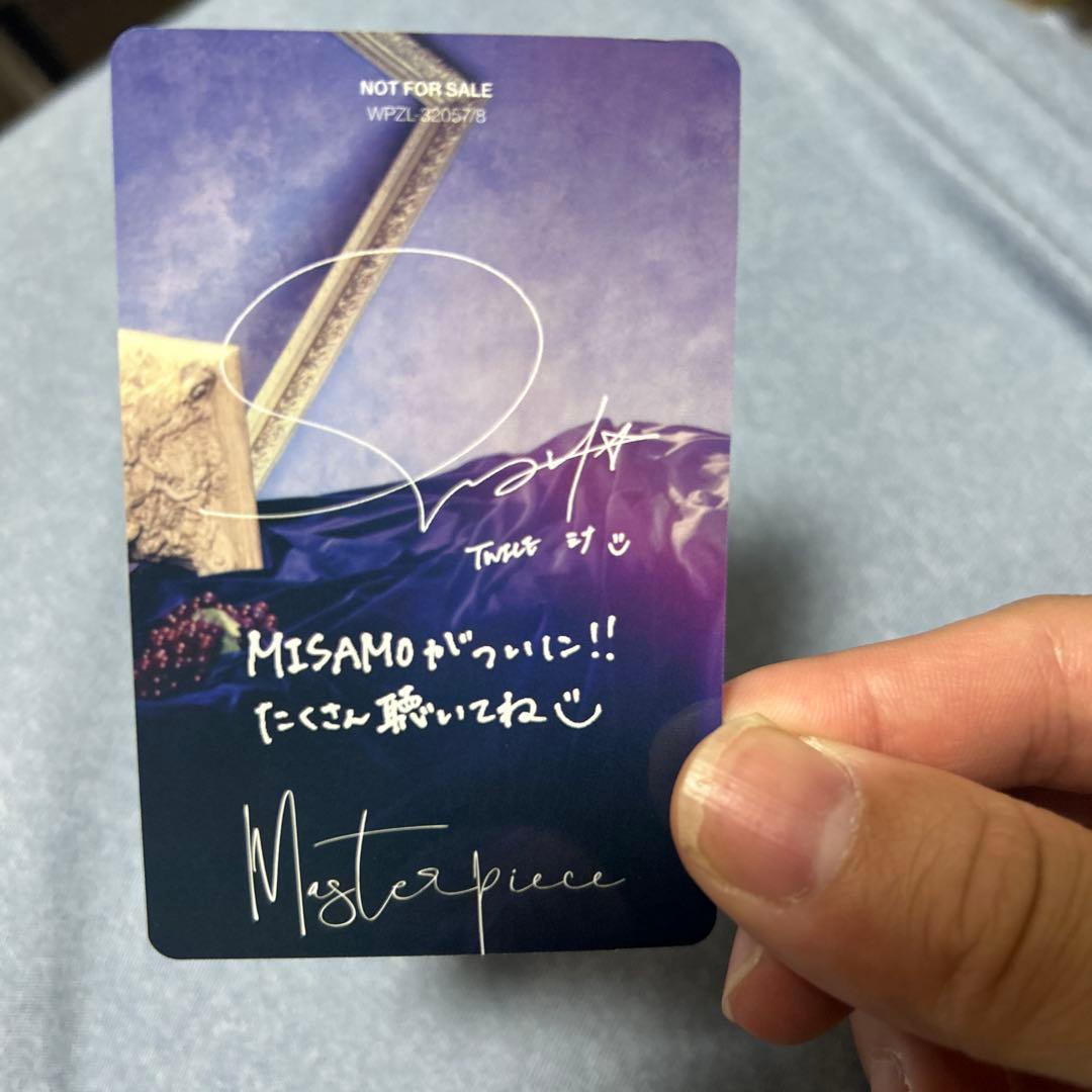 MISAMO 初回限定豪華盤 Masterpiece ミナ トレカ　ハイタッチ