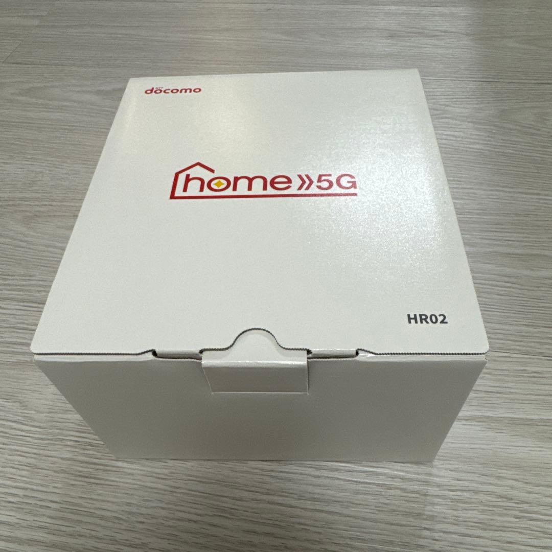 【新品未使用】docomo HR02 5Gルーター 本体・付属品付き