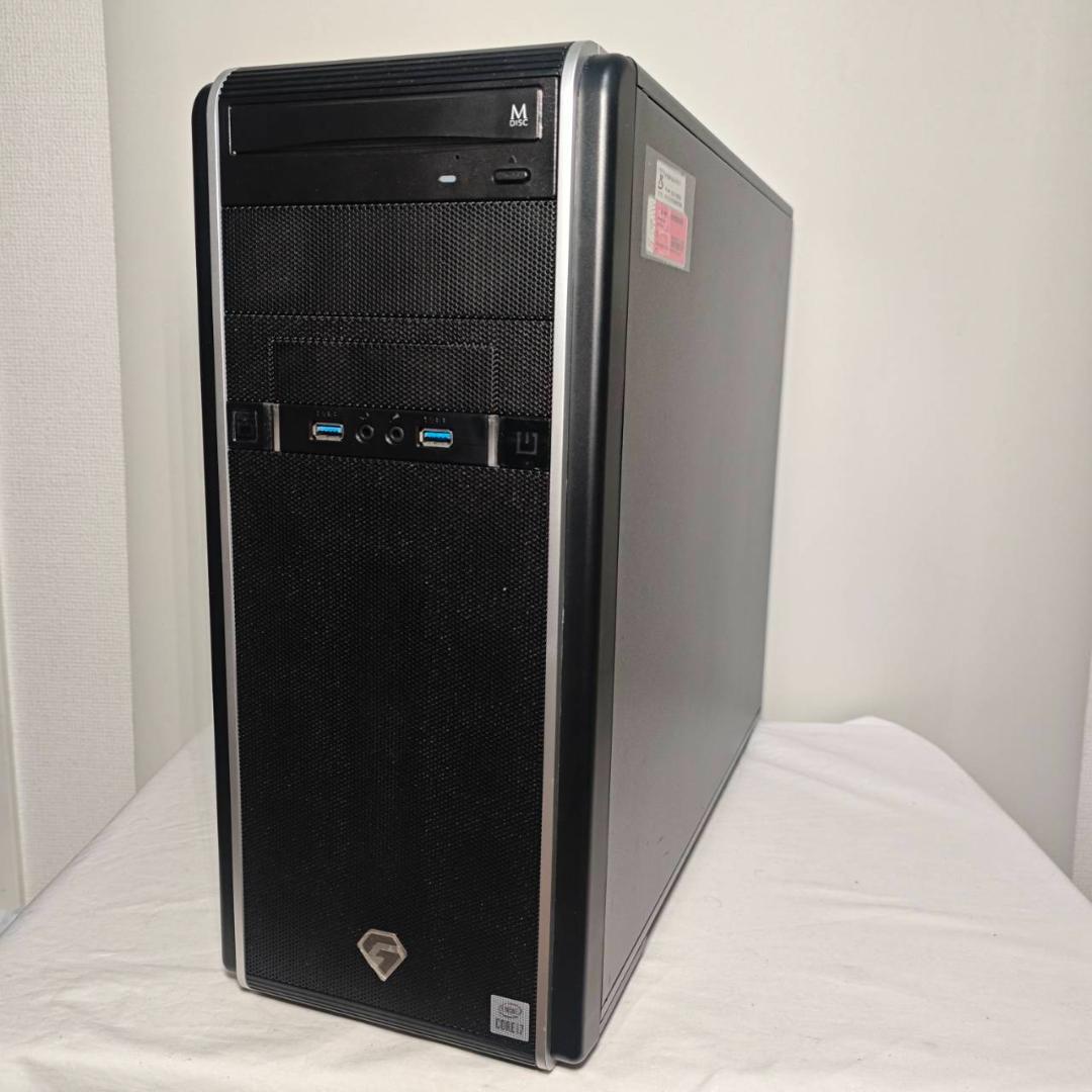 ゲーミングPC/i7 10700F/SSD240GB/RTX2060/オフィス