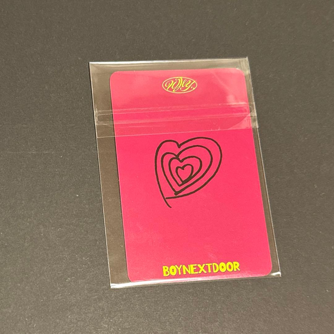 boynextdoor ウナク　how ? トレカ　サノク　事前収録