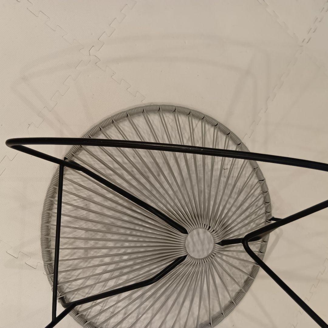 さる！！アカプルコ ロッキングチェア　グレー