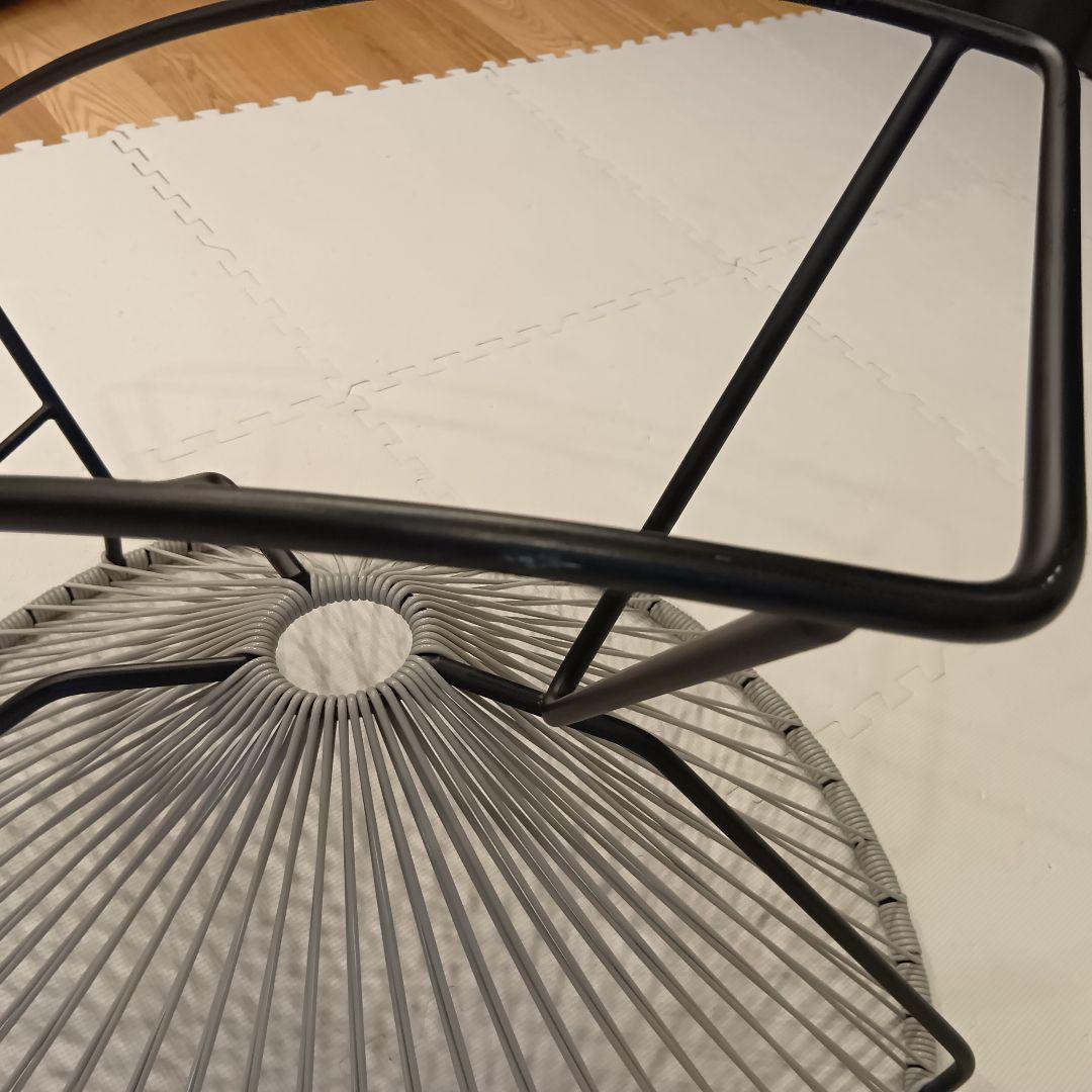 さる！！アカプルコ ロッキングチェア　グレー