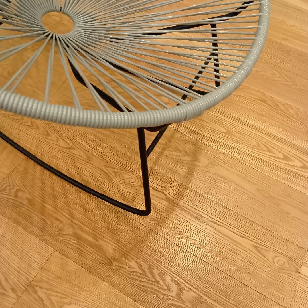 さる！！アカプルコ ロッキングチェア　グレー