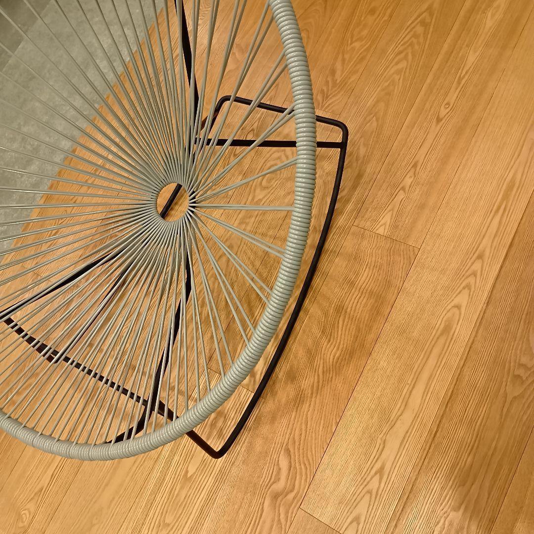 さる！！アカプルコ ロッキングチェア　グレー