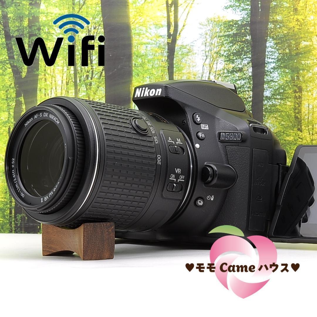 ショット数6848枚！WiFi機能付Nikon D5300+200mm望遠レンズ