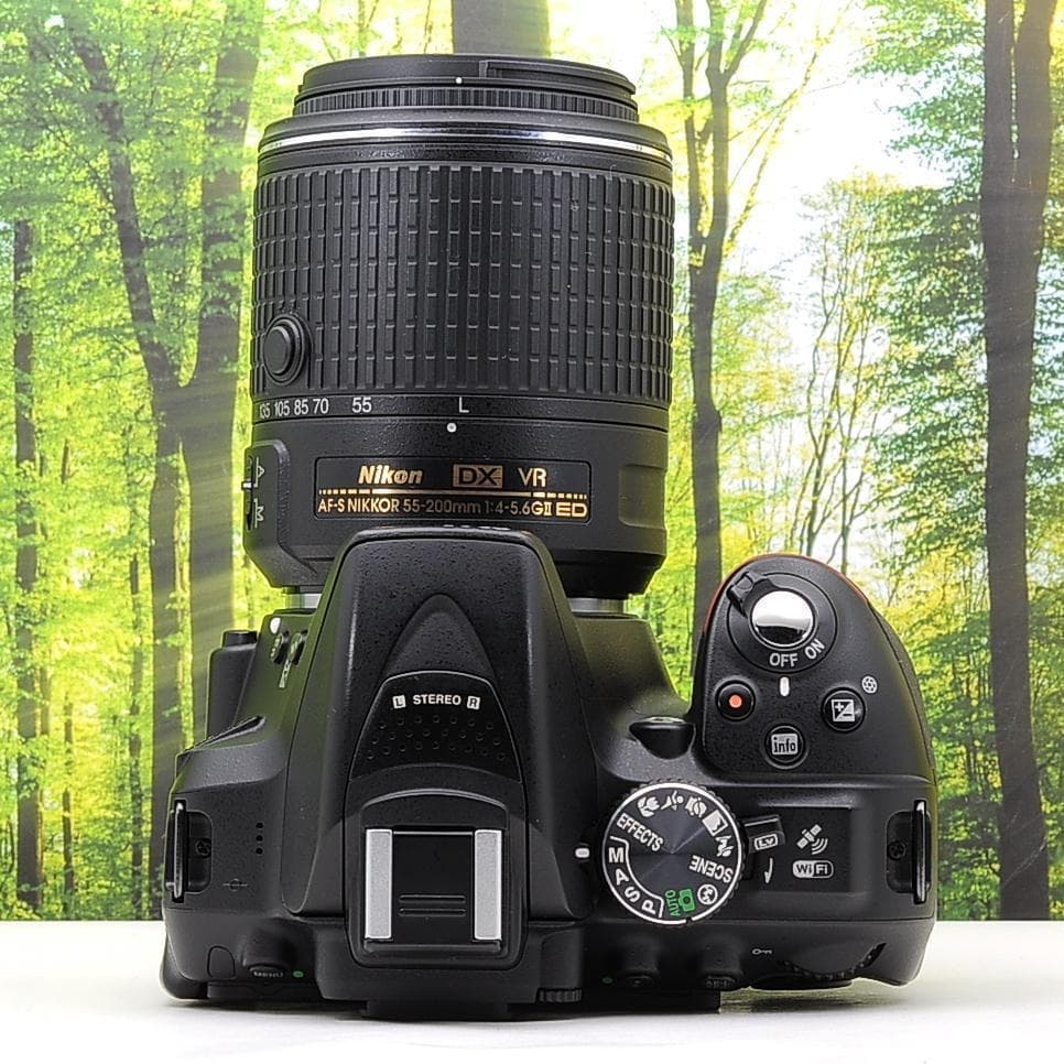 ショット数6848枚！WiFi機能付Nikon D5300+200mm望遠レンズ