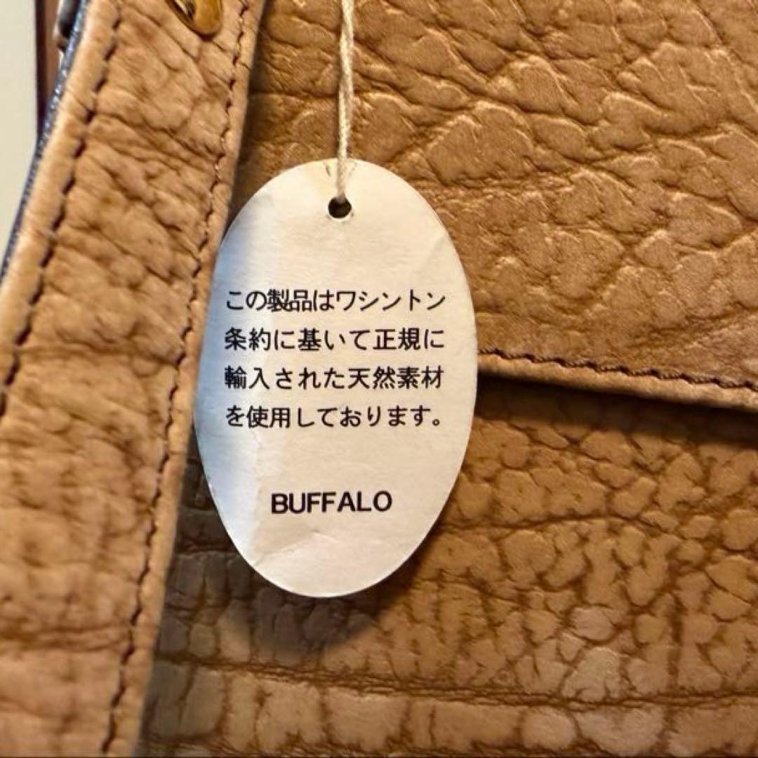 d*i様 新品 JRA バッファロー本革レザー ビジネスバッグ ベージュ