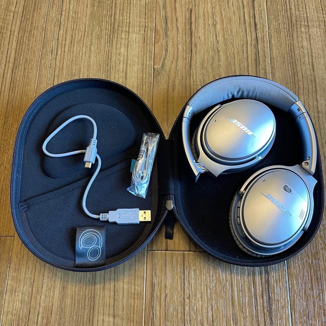 美品！BOSE QUIETCOMFORT35 ll シルバー ヘッドホン
