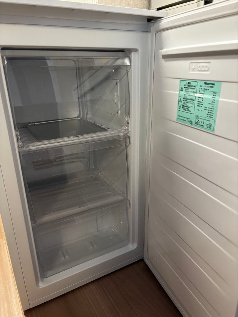 【Hisence】ハイセンス 61L冷凍庫 HF-A61W