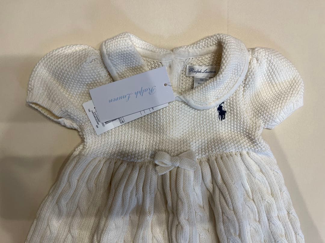 (新品タグ付き)ラルフローレン　ベビー　ワンピース　70サイズ