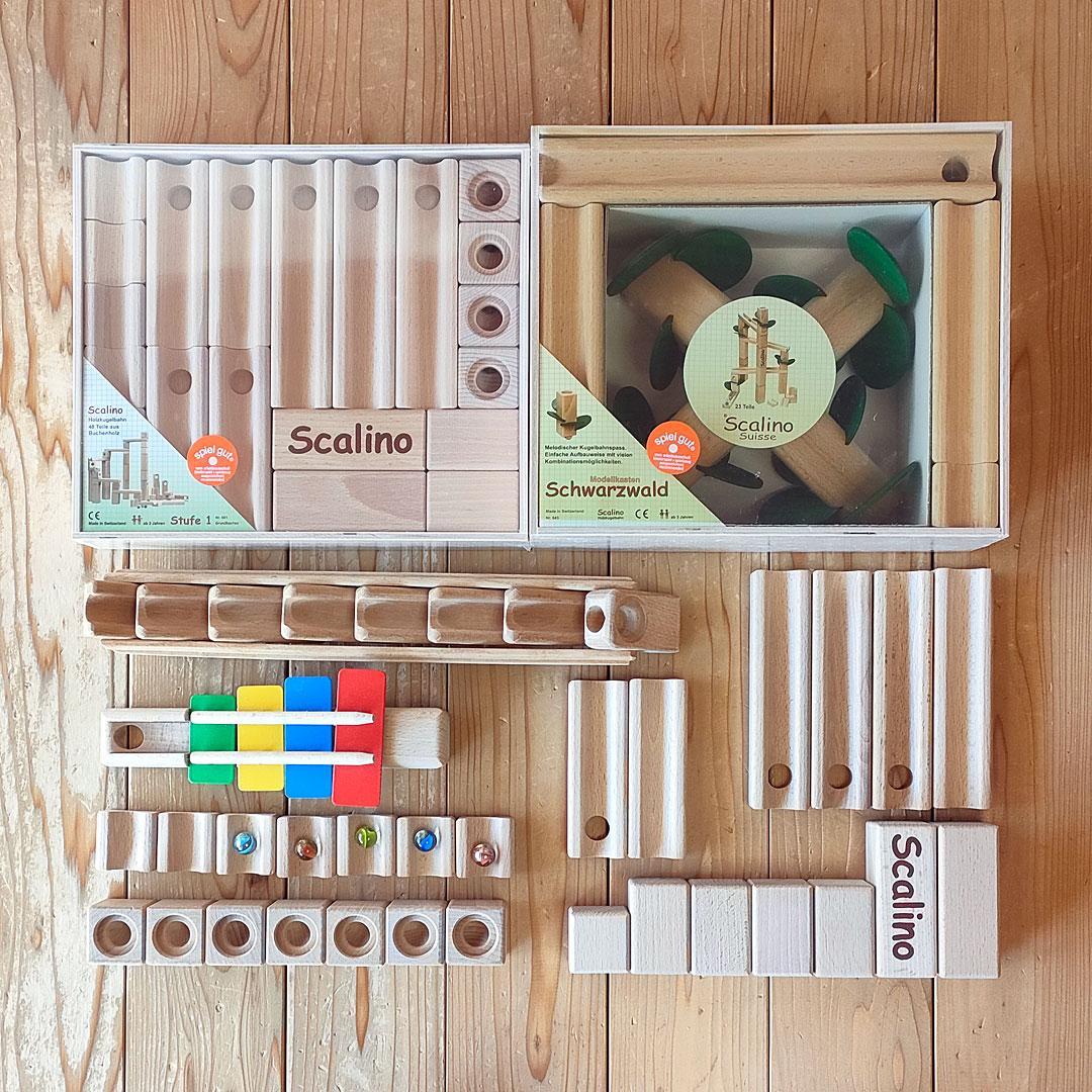 スカリーノ 滝 ＋フォレスト等セット2種【新品未開封】＋鉄琴セット【ほぼ新品】