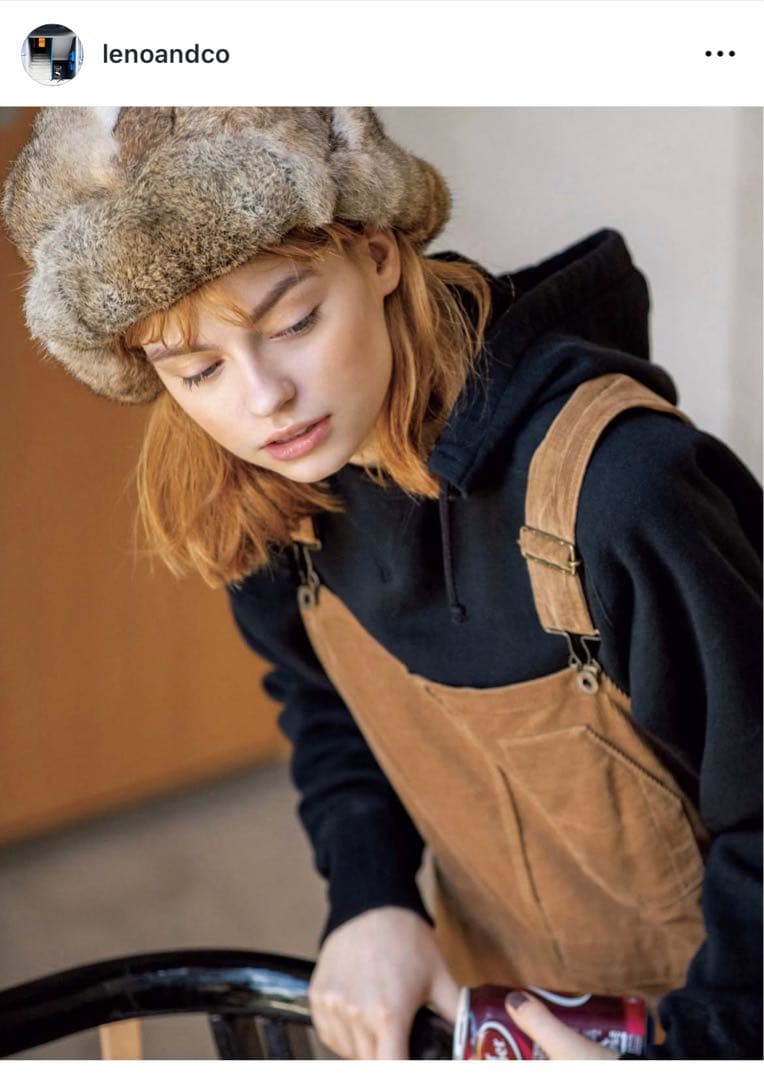 LENO アビエイターキャップ フライトキャップ ラビットファー