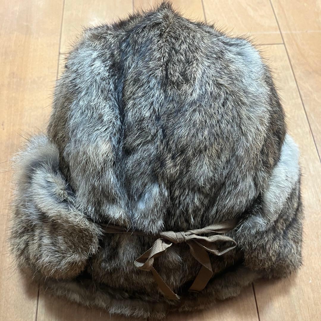 LENO アビエイターキャップ フライトキャップ ラビットファー