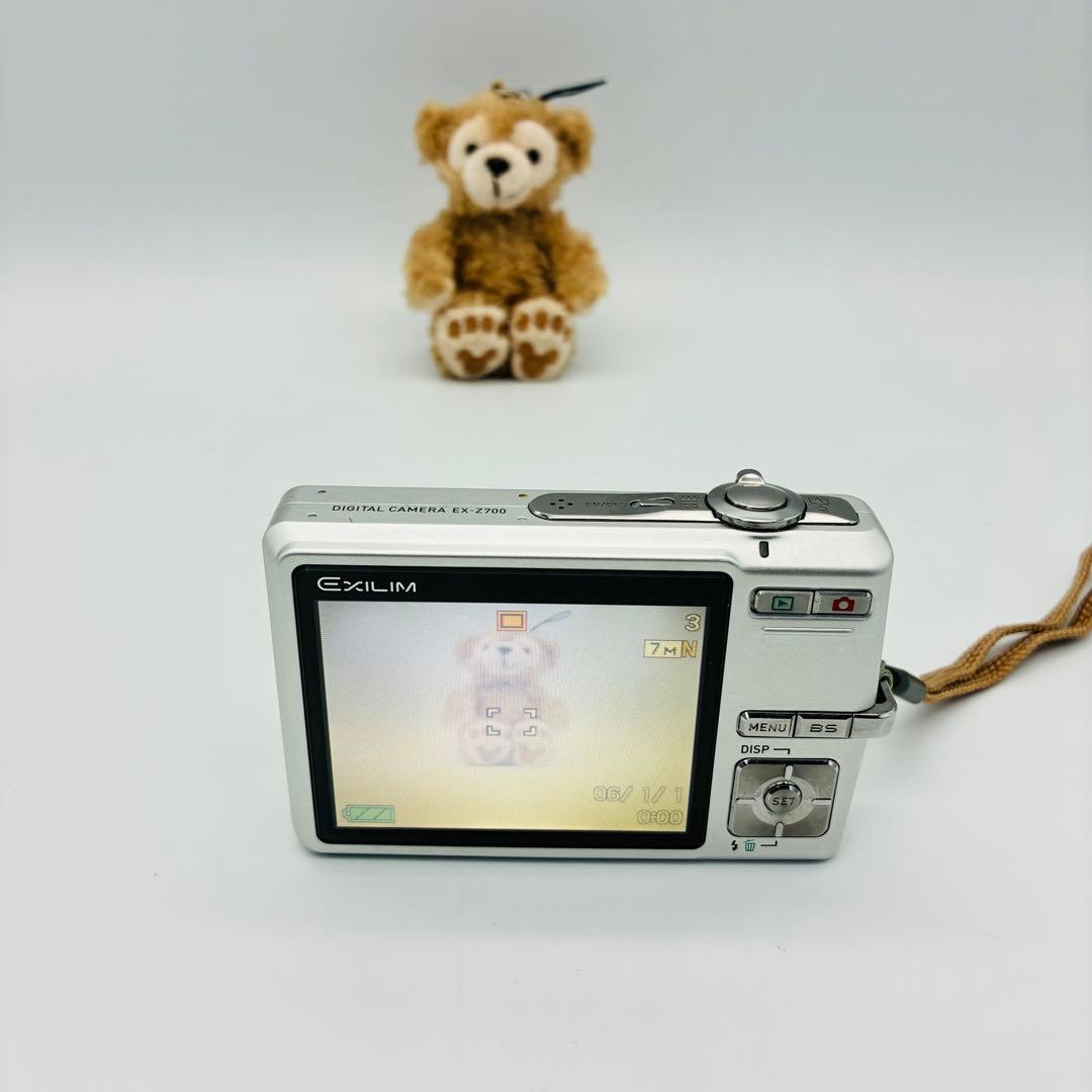CASIO EXILIM EX-Z700 シルバー カシオ デジカメ 動作確認済