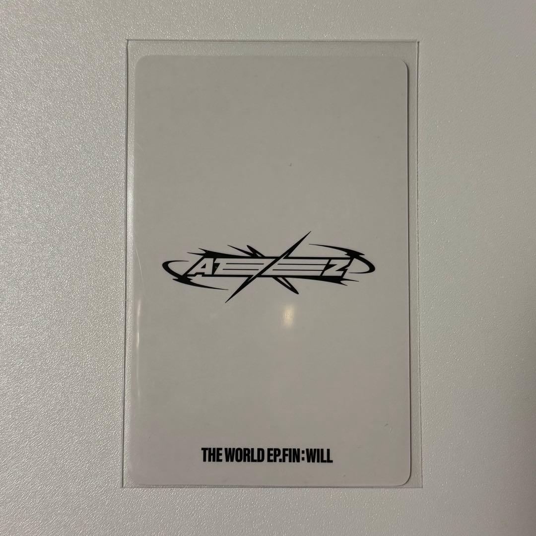 ATEEZ WILL YZY withfans 一直娱 トレカ ホンジュン