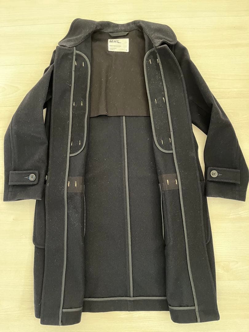 美品　MHL マーガレットハウエル　丸襟　トグル　ダッフルコート　サイズⅡ