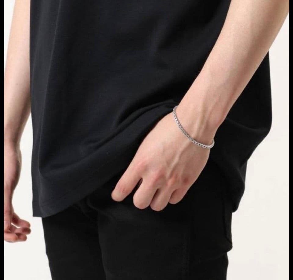 トムウッド/ヴェネチアンブレスレット/ダブル/シルバー/7インチ