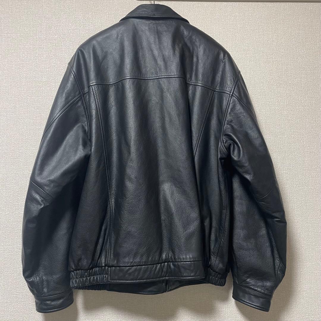 croft&barrow 本革　レザージャケット XL 古着　アメカジ