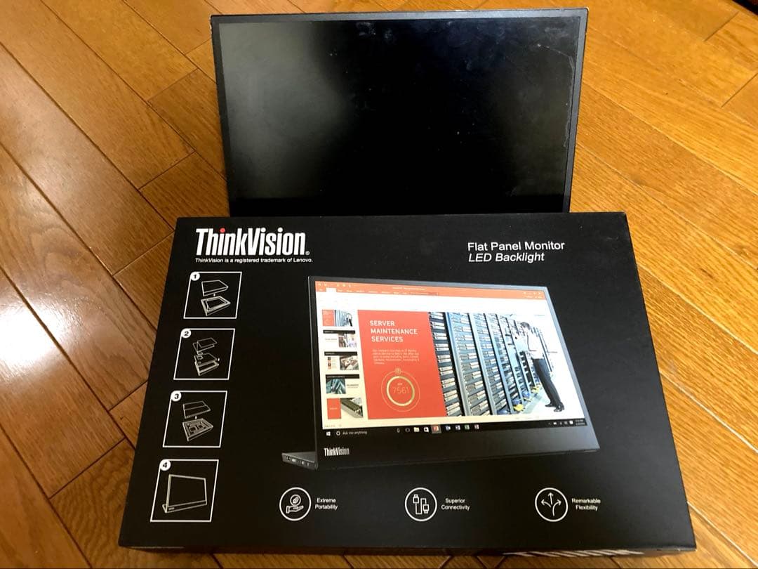 超人気モバイルモニターLenovoThinkVision M14シンクヴィジョン