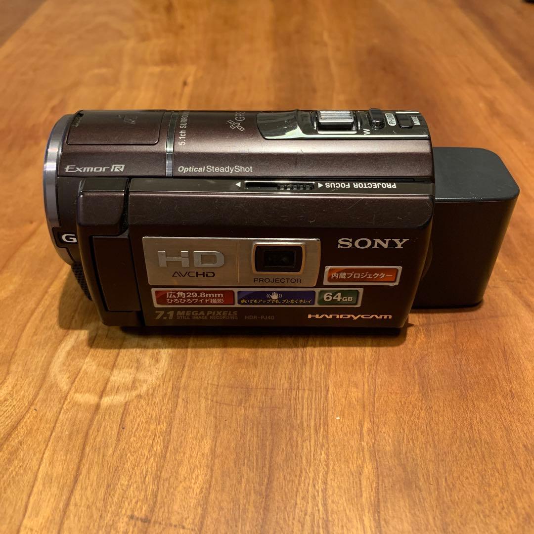 SONY HDR-PJ40V ビデオカメラ
