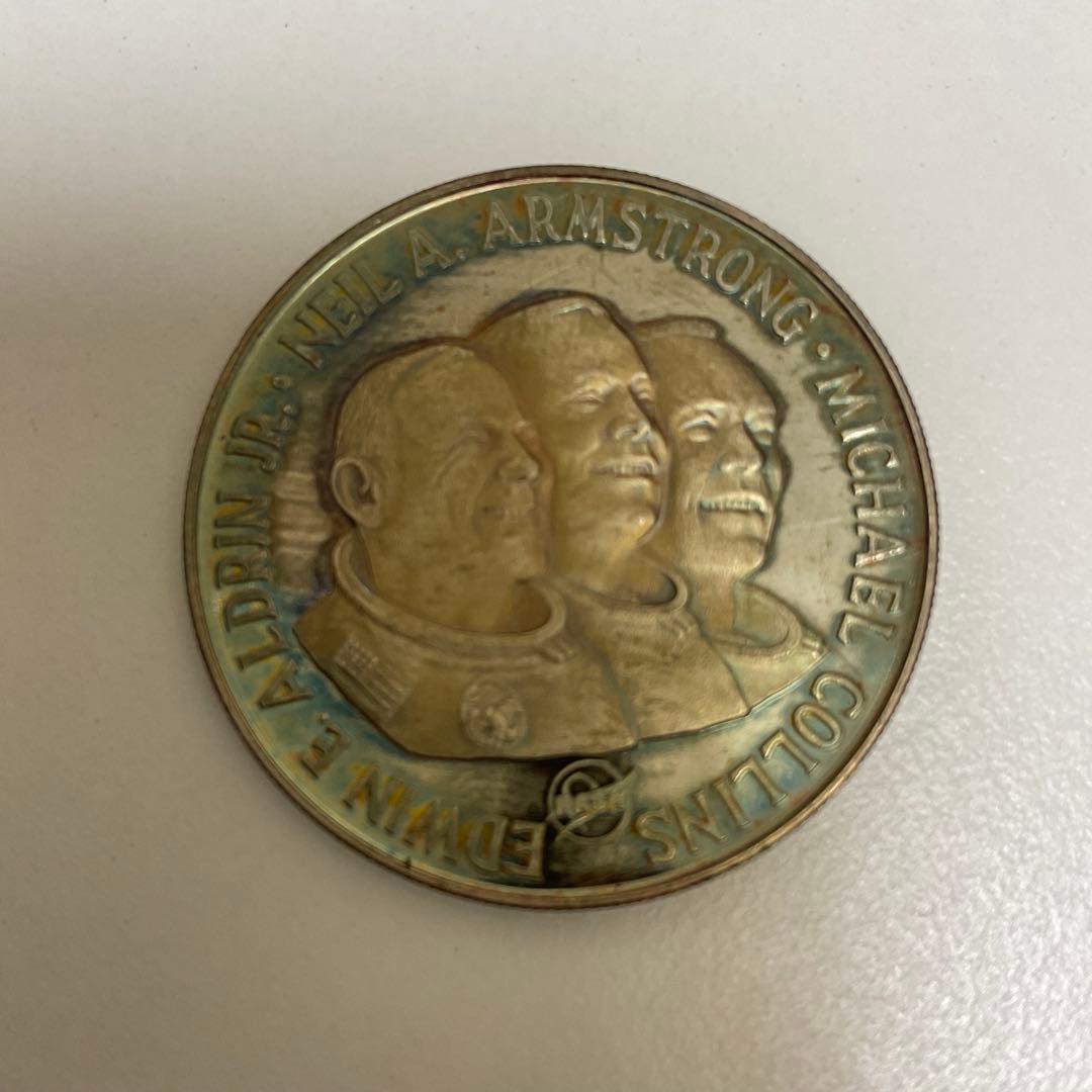 APOLLO 11 記念メダル 銀925/1000 1969年 ITALY