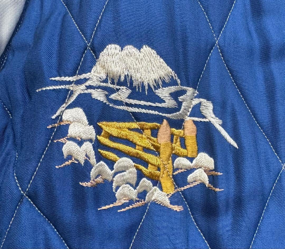 傑作　虎 & Japan map テーラー東洋 スカジャン 2013年