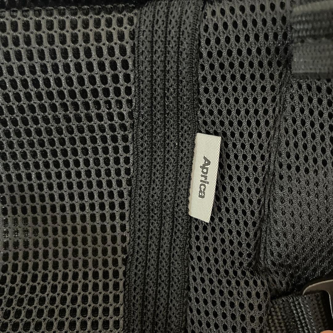 【ほぼ未使用、全付属品あり】ラクリス 抱っこ紐 ブラック BK（新生児期から）