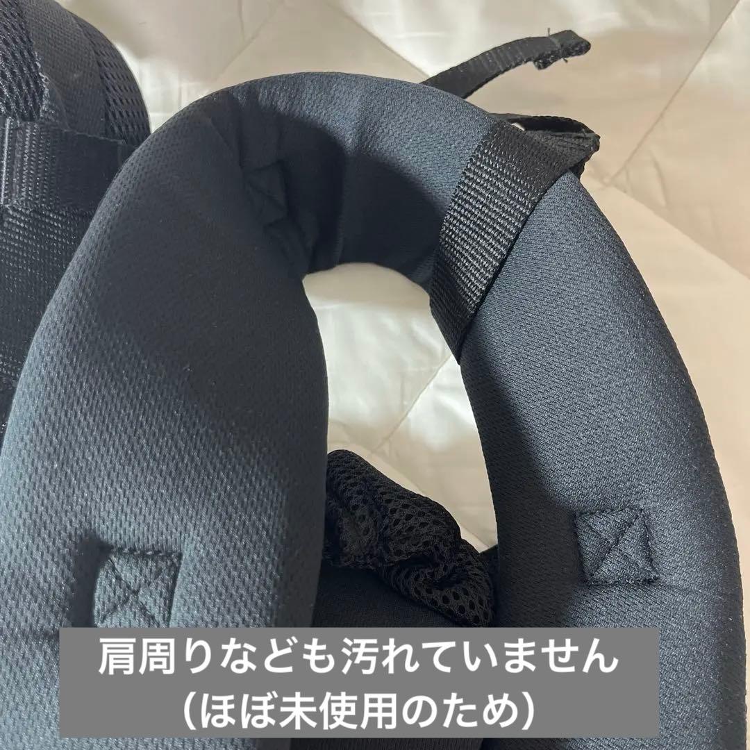 【ほぼ未使用、全付属品あり】ラクリス 抱っこ紐 ブラック BK（新生児期から）