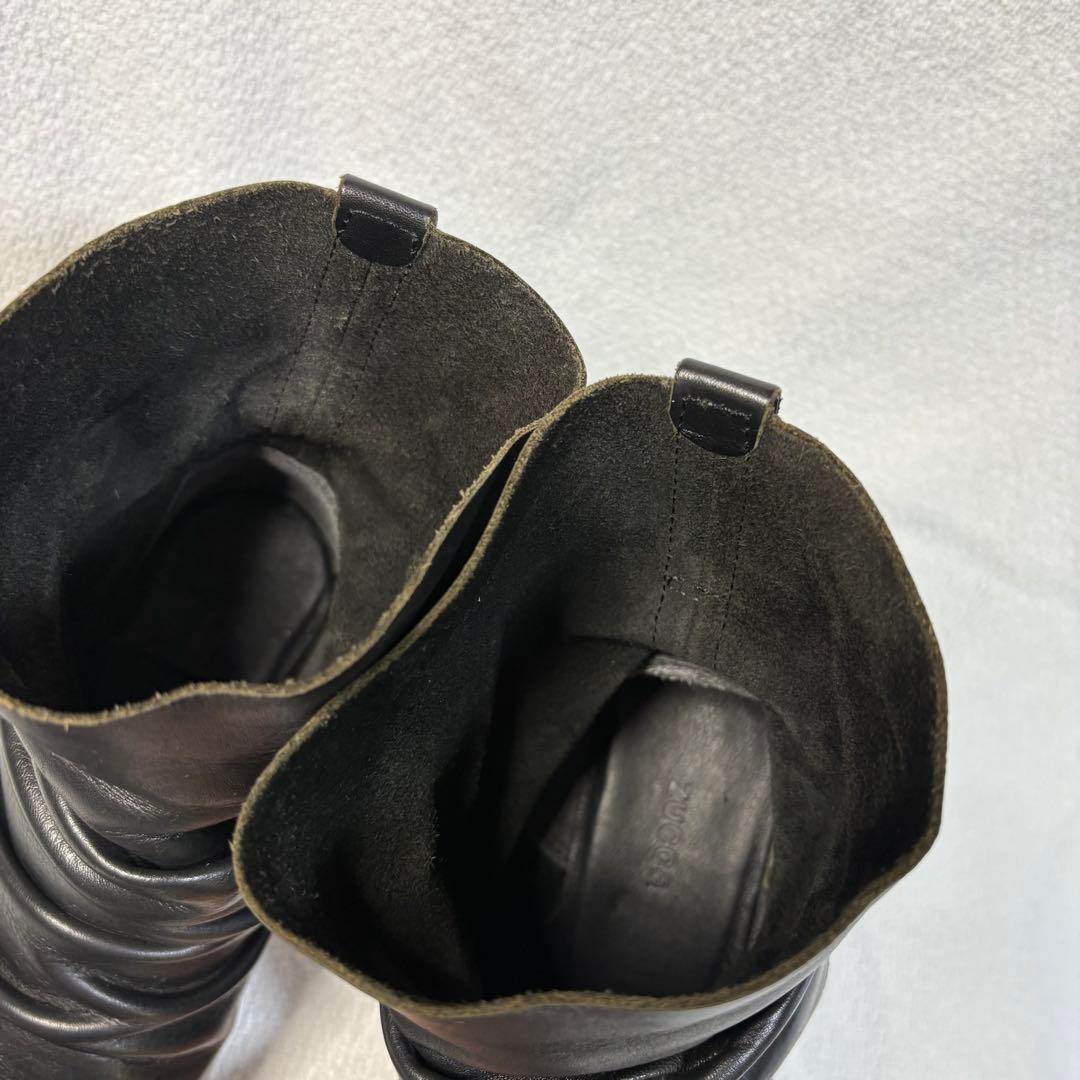 ZUCCA エンジニアブーツ 本革 Mサイズ 黒