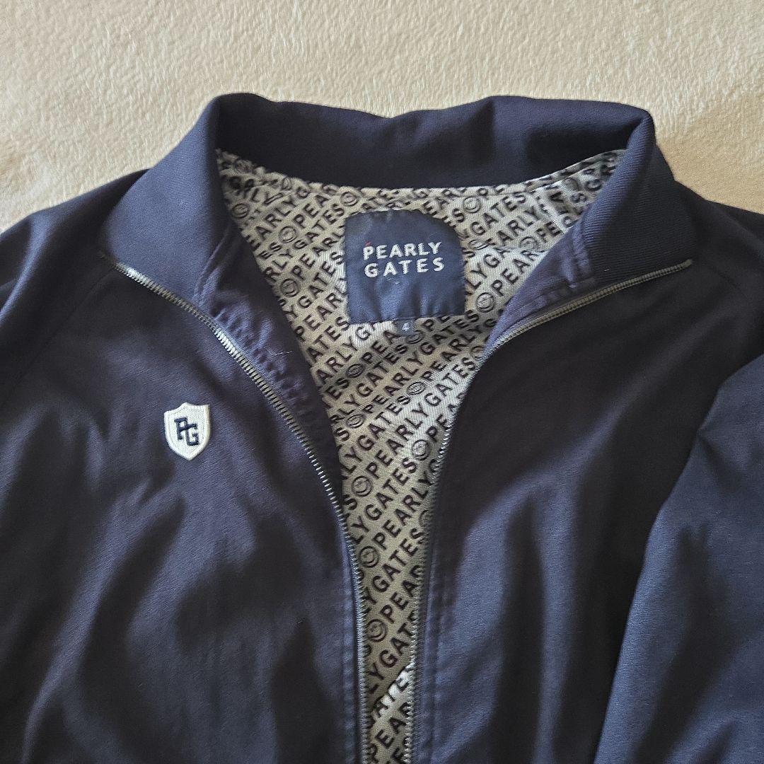 k*u様 美品 PEARLY GATES ネイビー ジップアップ ブルゾン サイ