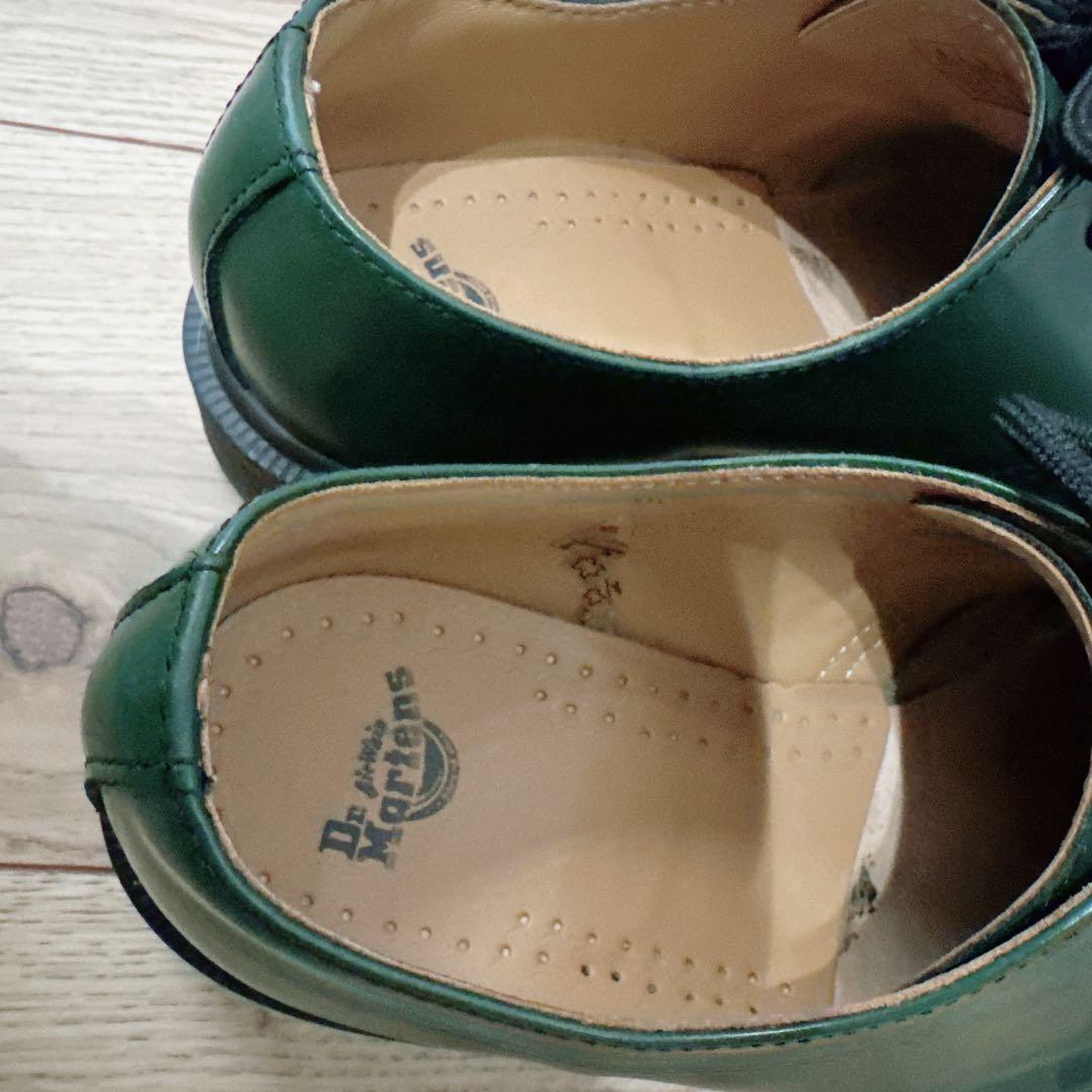 Dr. Martens 1461 3ホールシューズ ローファー グリーン UK4