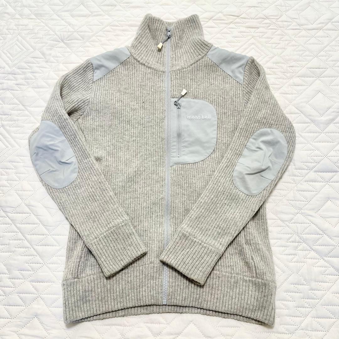 【美品】mont-bellモンベル ミッテルレギ フルジップ セーター