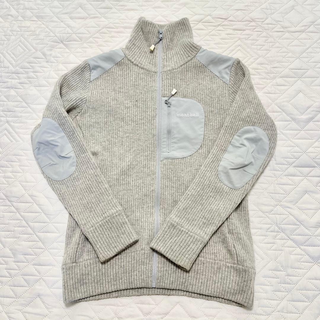 【美品】mont-bellモンベル ミッテルレギ フルジップ セーター