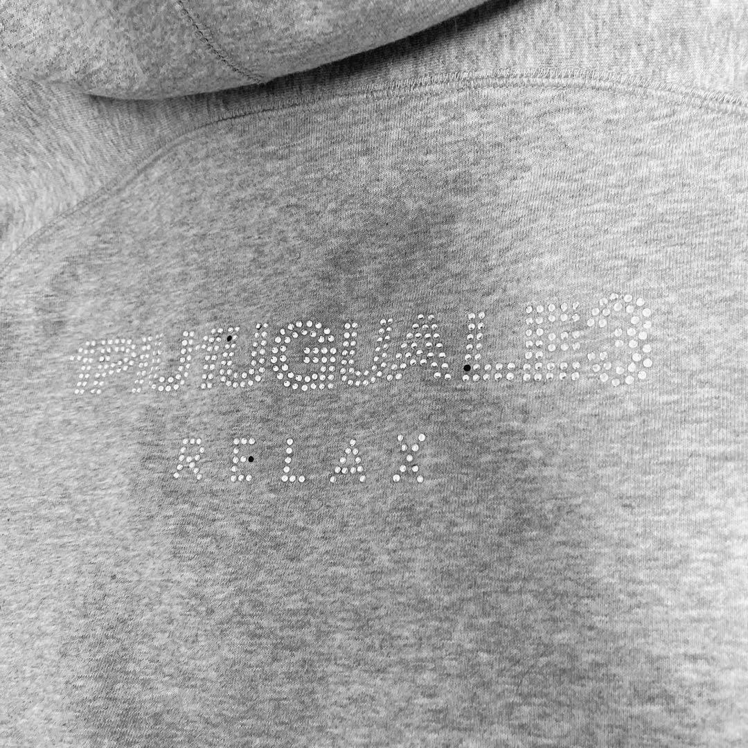 1piu1uguale3 RELAX セットアップ グレー ラインストーン XL