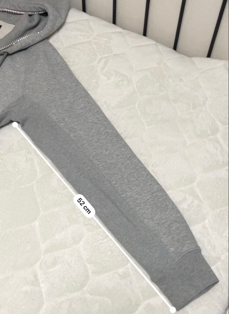 1piu1uguale3 RELAX セットアップ グレー ラインストーン XL