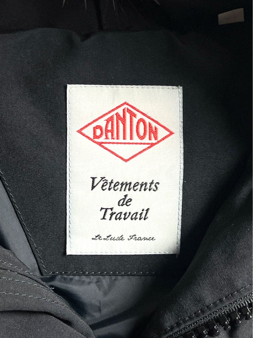 【DANTON】ダントン ファー付2wayタッサーロングダウンコート