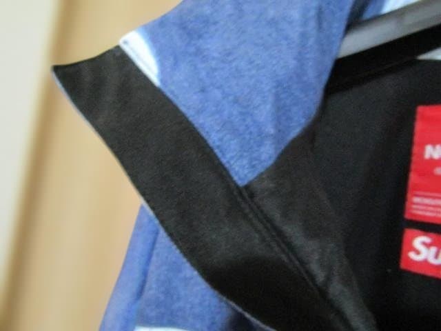 THE NORTH FACE×SupremeマウンテンパーカーMブリーチデニム