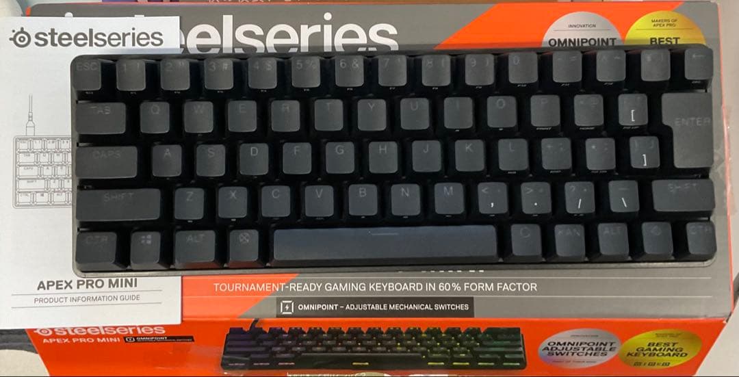 SteelSeries Apex Pro Miniキーボード