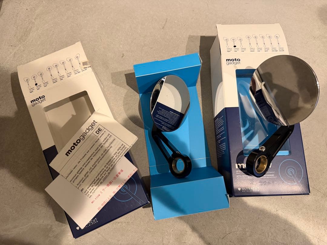 moto gadget モトガジェット バーエンドミラー カフェ