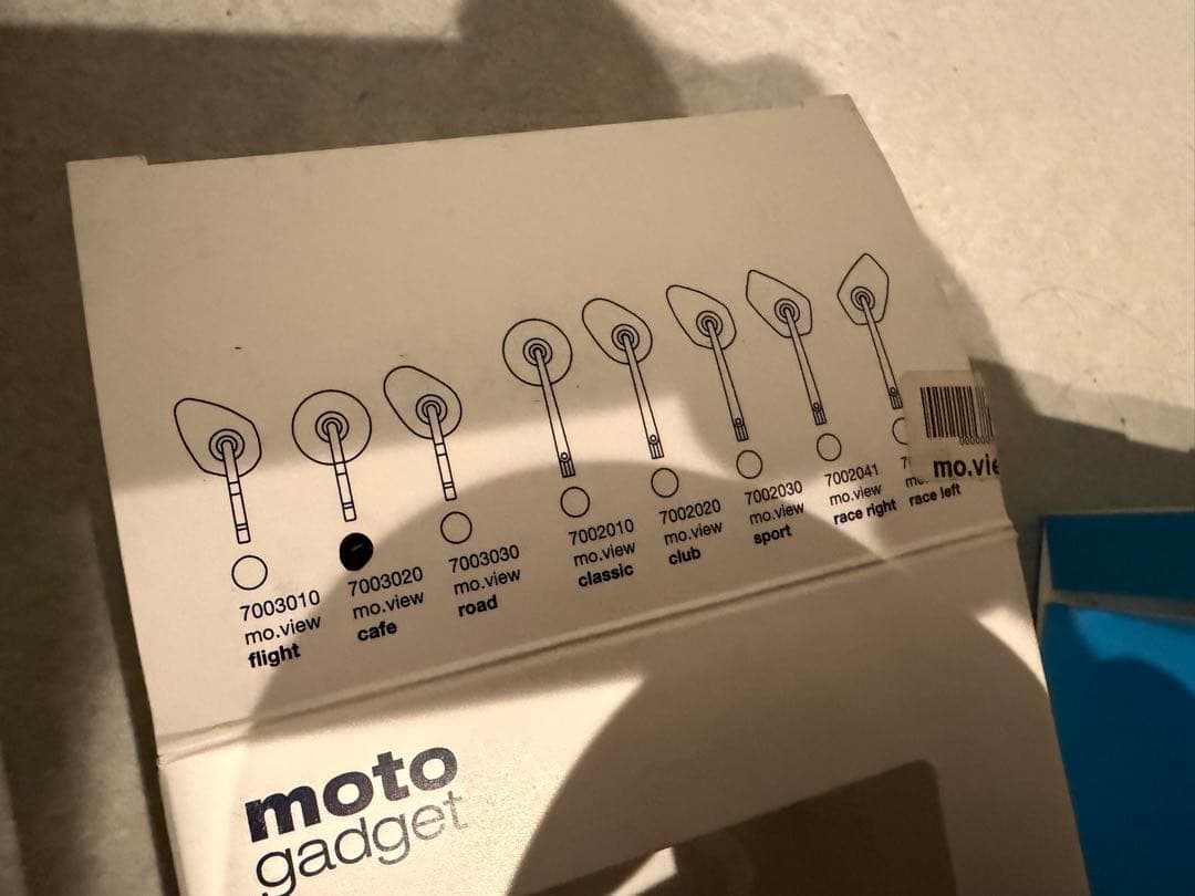 moto gadget モトガジェット バーエンドミラー カフェ