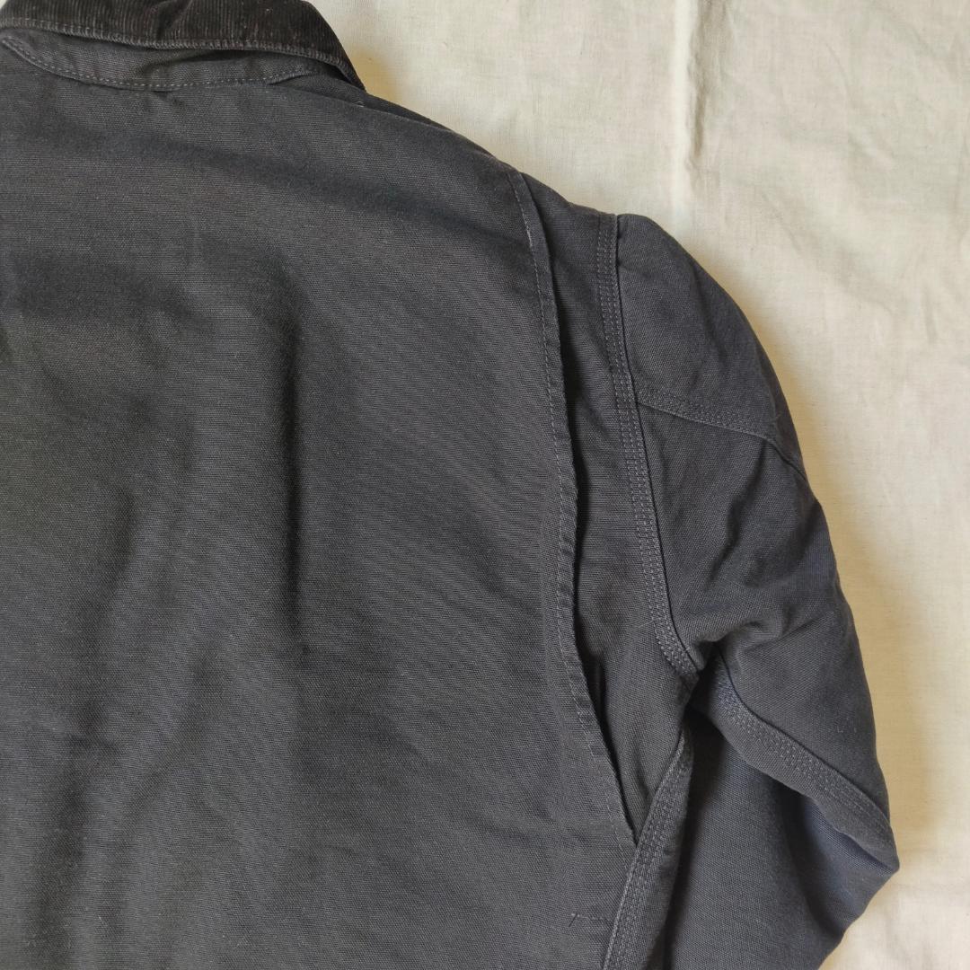 未使用 カーハート OGデトロイトジャケット ブラック エイジドキャンバス XS