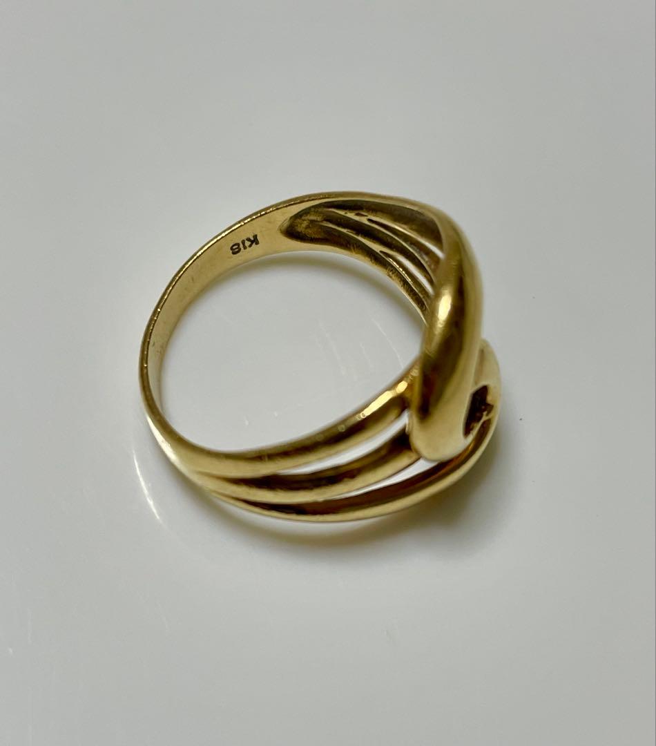 K18 リング　イエローゴールド