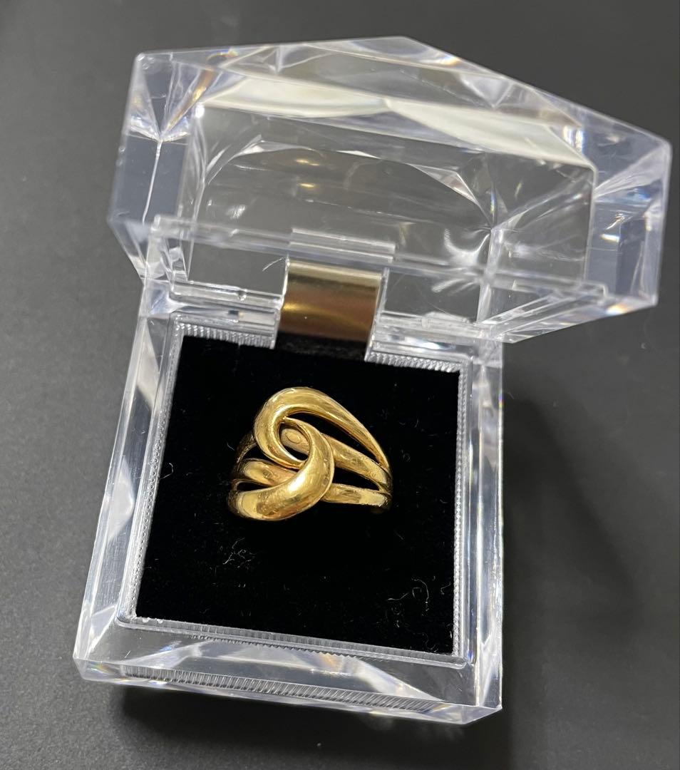 K18 リング　イエローゴールド