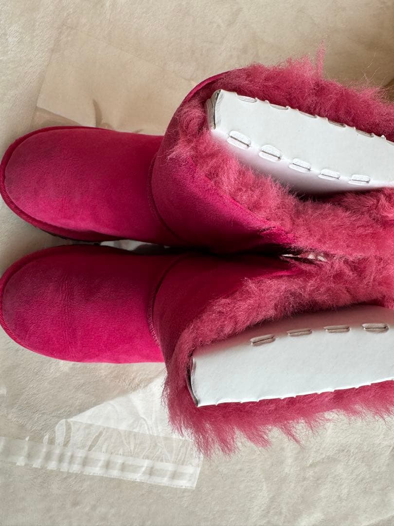 19.5 UGG ムートンブーツ キッズ 子供ブーツ ベイリーボウ リボン