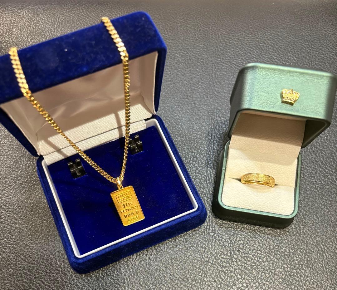 D*1様 遺品生前整理k18GP Credit Suisse 10gレプリカネッ